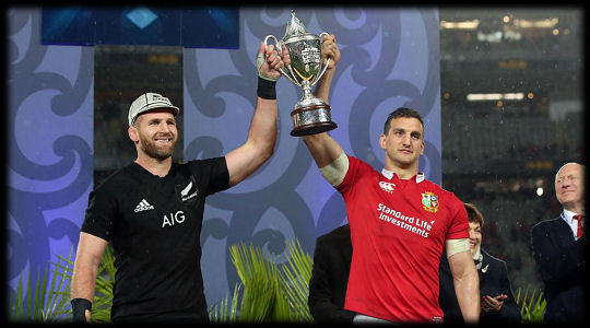 Kieran Read Sam Warburton Series drawing captains Lions NZ 2017